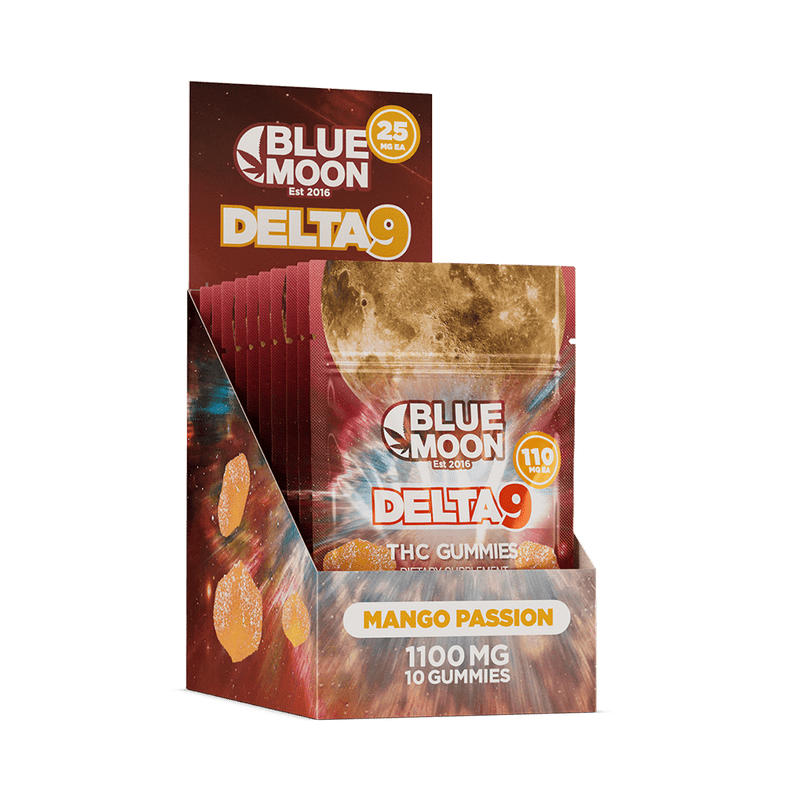 BMH Edibles Mango Passion Fruit DELTA 9 GUMMIES 100mg – 10 Pack CBD Distribution CBD CBD Wholesale