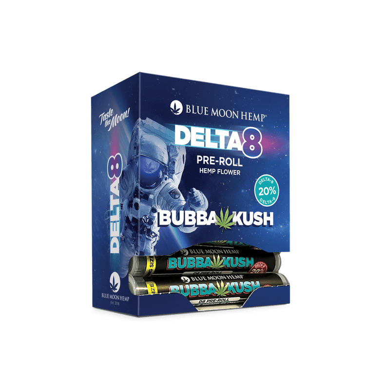 BMH Bubba Kush Blue Moon Hemp D8 Pre-Roll w/ Kief CBD Distribution CBD CBD Wholesale