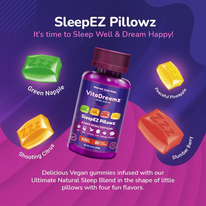 VitaDreamz VitaDreamz SleepEZ Pillowz 40ct bottles 6 pack CBD Distribution CBD CBD Wholesale